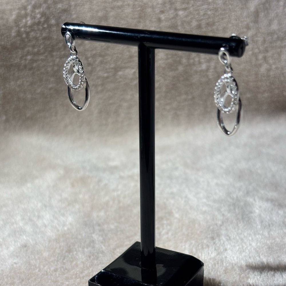 Modern Silver Minimalist Earrings